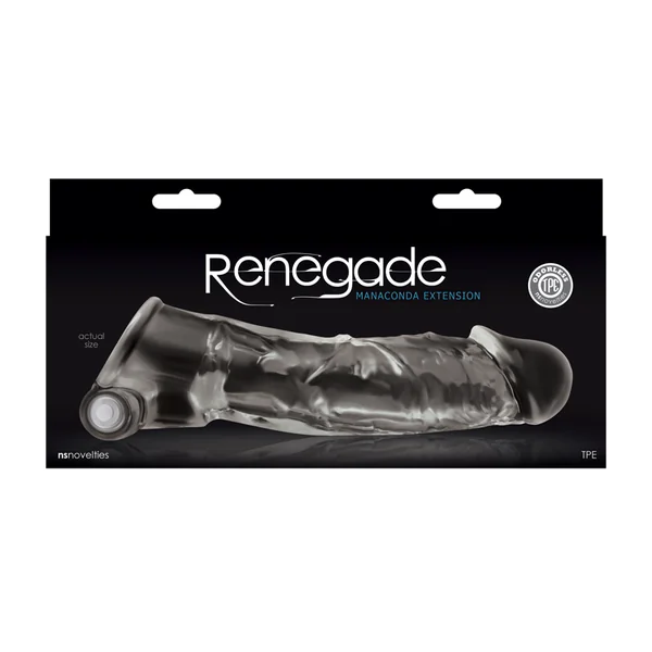 RENEGADE MANACONDA CLEAR PENIS EXTENSION