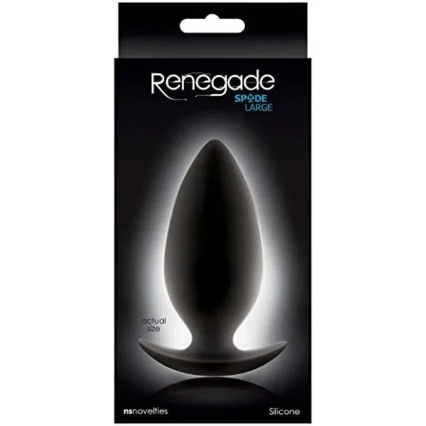 Renegade Spade Silicone Anal Plug -Large