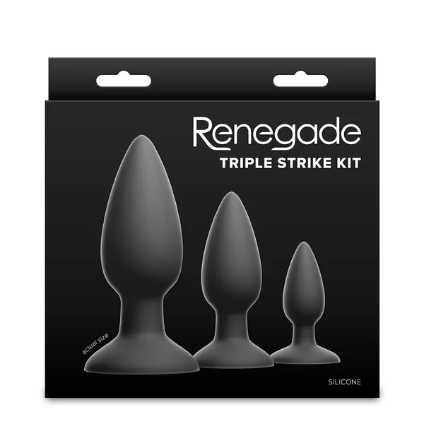 Renegade Triple Strike Anal Plug Kit by Ns Novelties