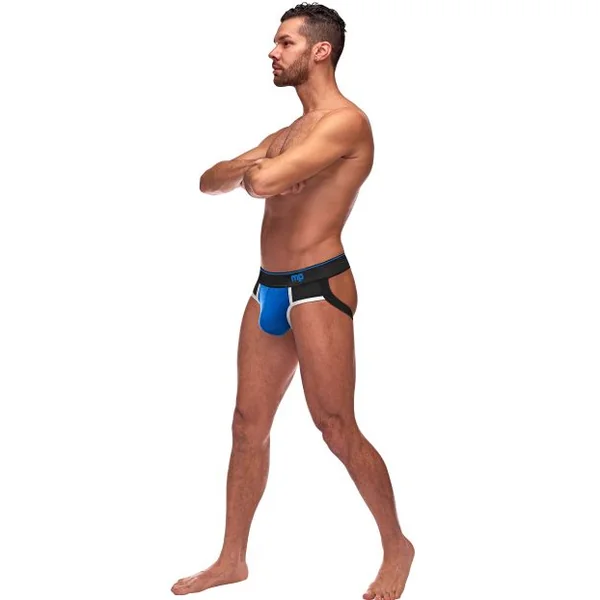 RETRO SPORT PANEL JOCK ROYAL BLUE/ BLACK S/M