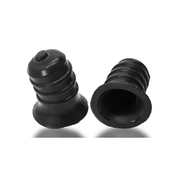 Ribnips Curved Wide Base Nip-Suckers Night Edition – Black