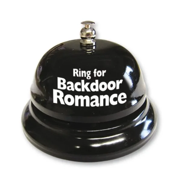 Ring for Backdoor Romance Bell, Black – Novelty