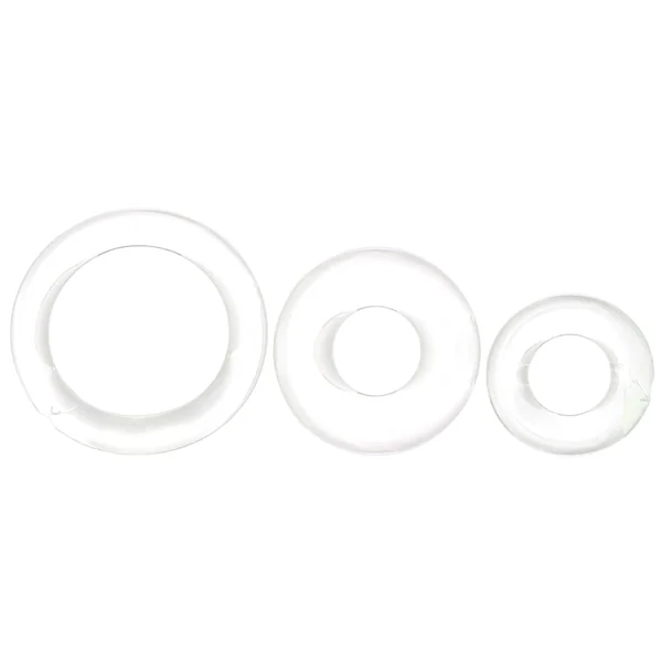 RingO X3 Super Stretchy Erection Rings in Clear