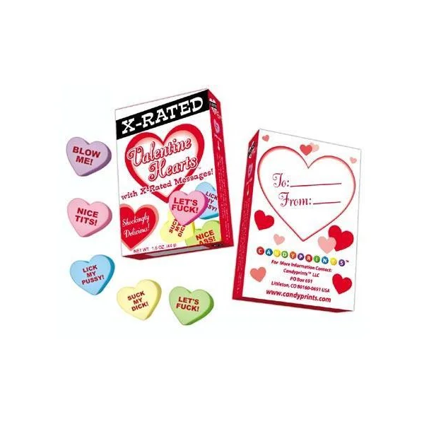 RISQUE HEARTS 24PC DISPLAY