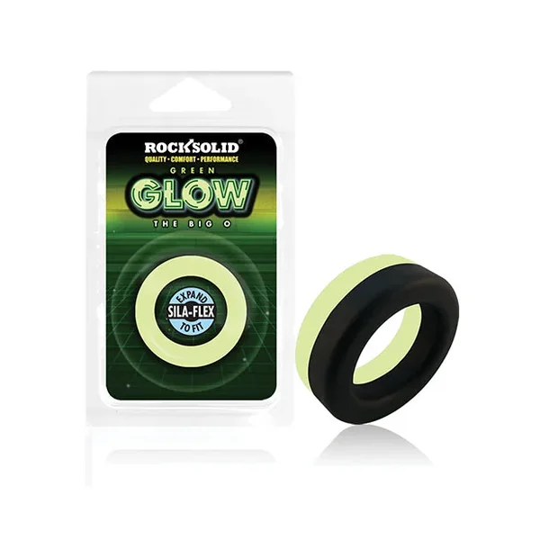 Rock Solid Glow in the Dark Big O Ring – Black/Green