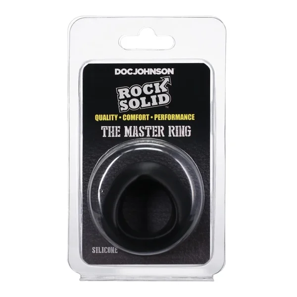 ROCK SOLID MASTER RING BLACK