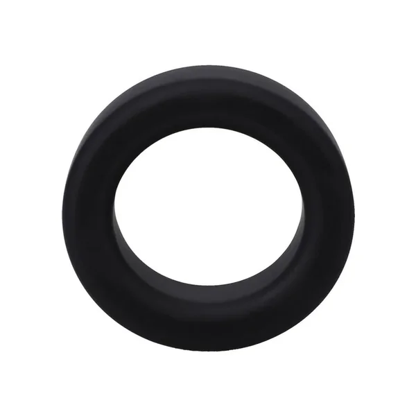 Rock Solid The Big O Silicone Cock Ring – Black