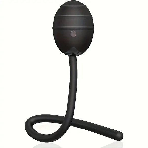 Rolling Ball Anal Plug Silicone Prostate Massager Strong Vibration Anal Trainer