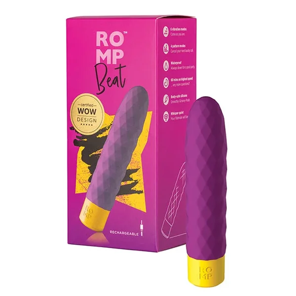 ROMP Beat Bullet Vibrator – Purple