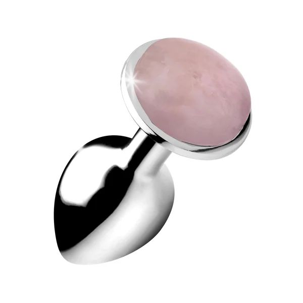 Rose Quartz Anal Plug - Small