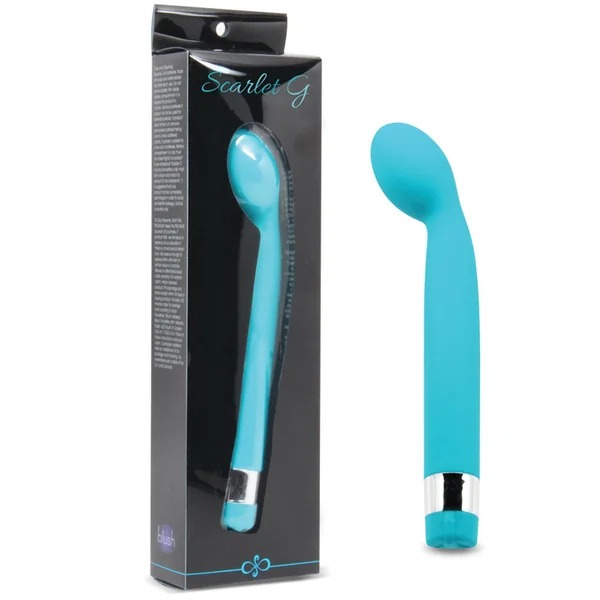 Rose Scarlet G G-Spot Blue 8.5-Inch Vibrator