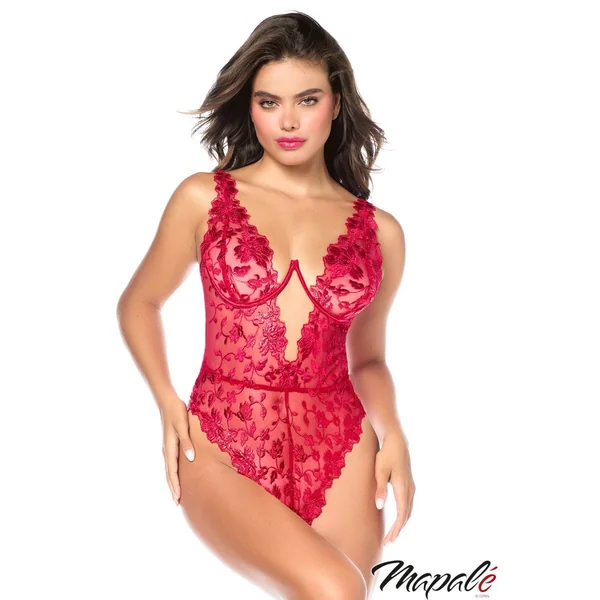 Roses Lace Teddy by Mapale