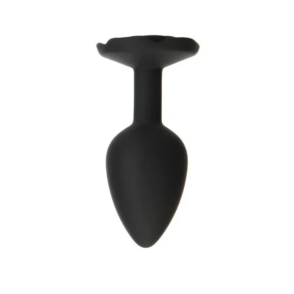 Roses Til Dawn Silicone Butt Plug – Small – Black