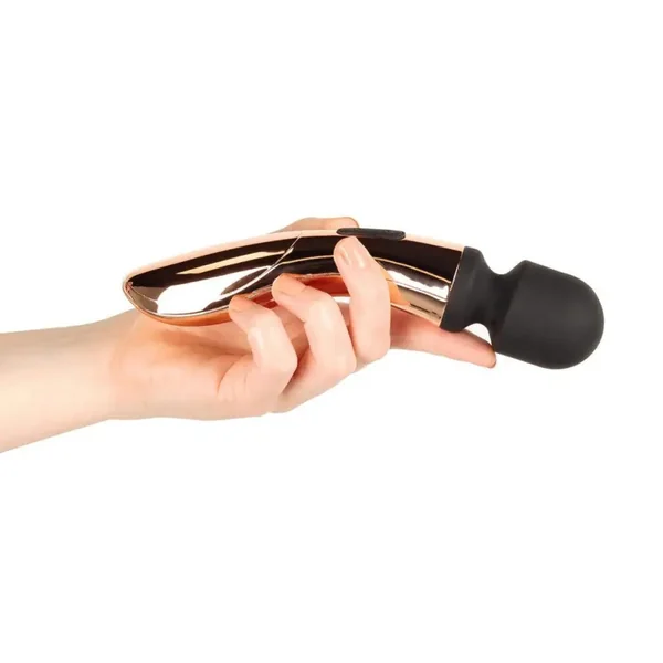 Rosy Gold Nouveau Curve Wand Vibrator
