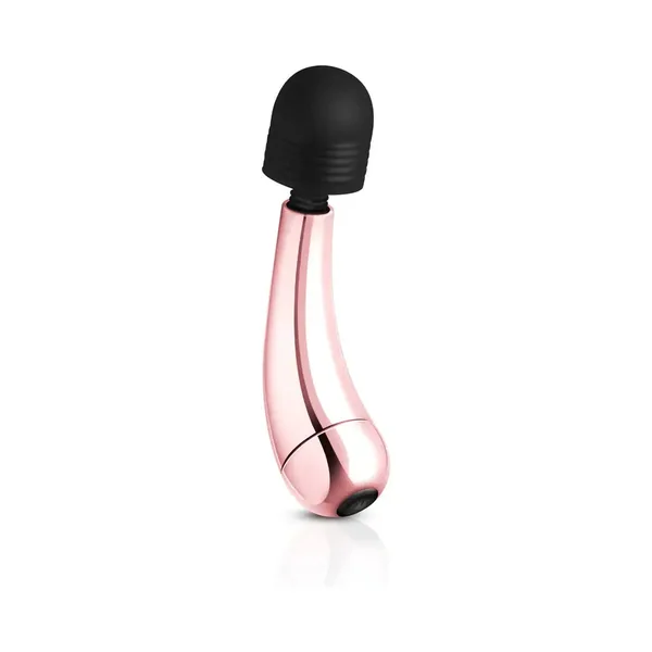 Rosy Gold Nouveau Mini Curve Wand Vibrator