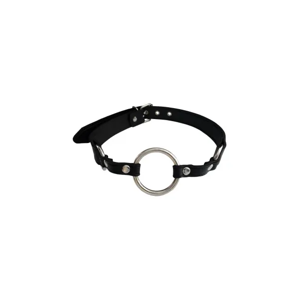 Rouge Fetish Play Vegan O-Ring Gag, Black