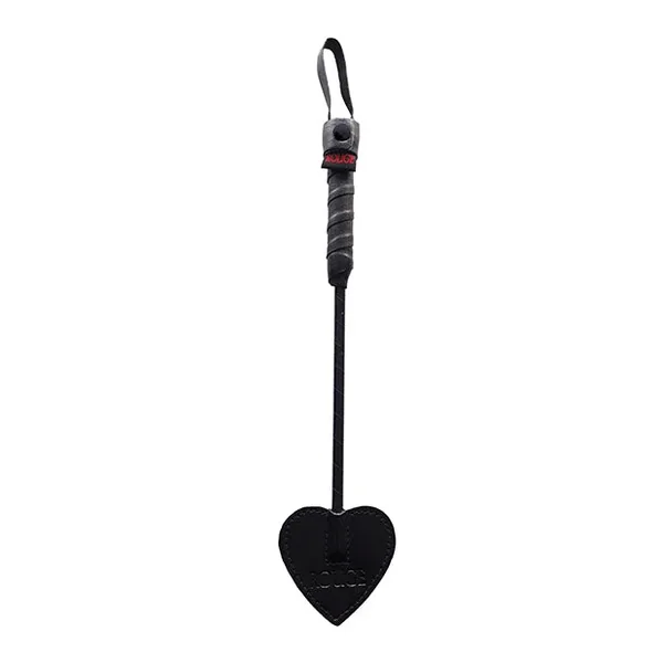 Rouge Mini Leather Spade Paddle – Black