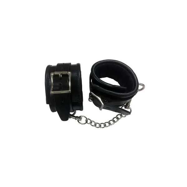 Rouge Padded Ankle Cuffs Black