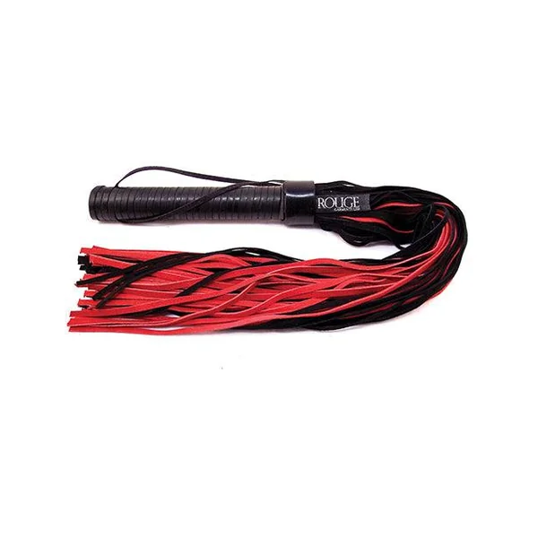 Rouge Suede Flogger W-leather Handle