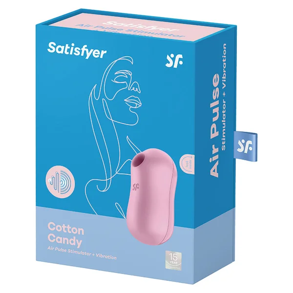Satisfyer Cotton Candy Air Pulse Stimulator + Vibration - Lilac