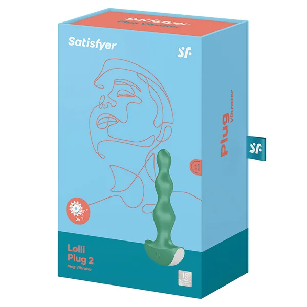Satisfyer Lolli-Plug 2 Plug Vibrator - Green