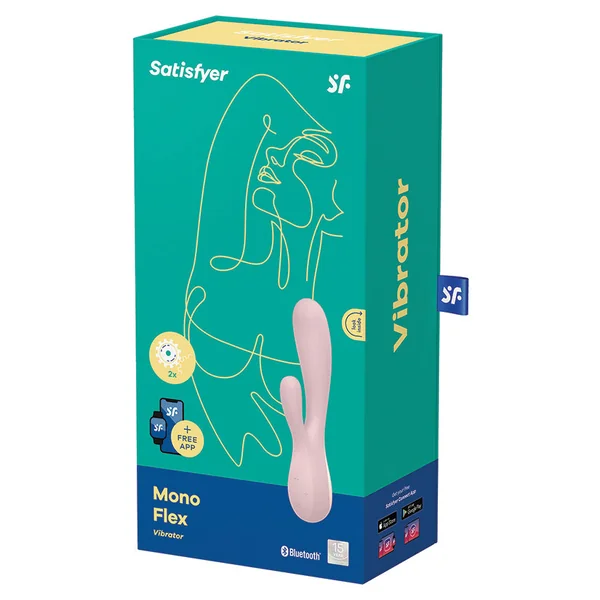 Satisfyer Mono Flex Connect App Vibrator - Mauve