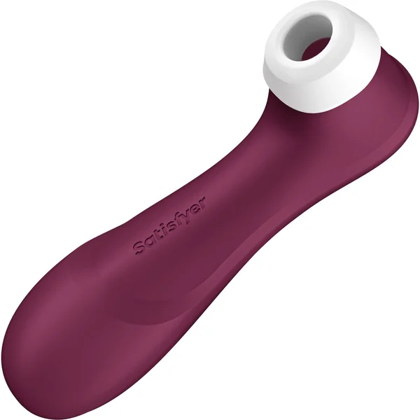 Satisfyer Pro 2 Generation 3 App Enabled Pressure Wave Rechargeable Waterproof Vibrator - Wine