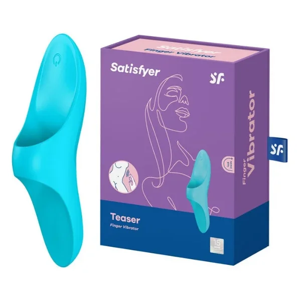 Satisfyer ”Teaser” Finger Vibe -Teal