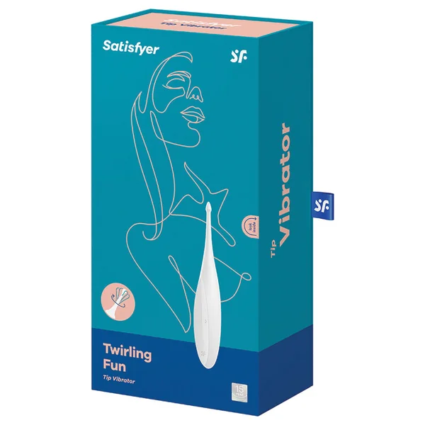 Satisfyer Twirling Fun Tip Vibrator - White