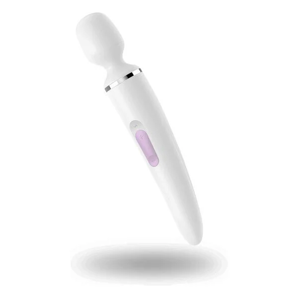 Satisfyer wand-er women white massager vibrator sex toy stimulation clitoris