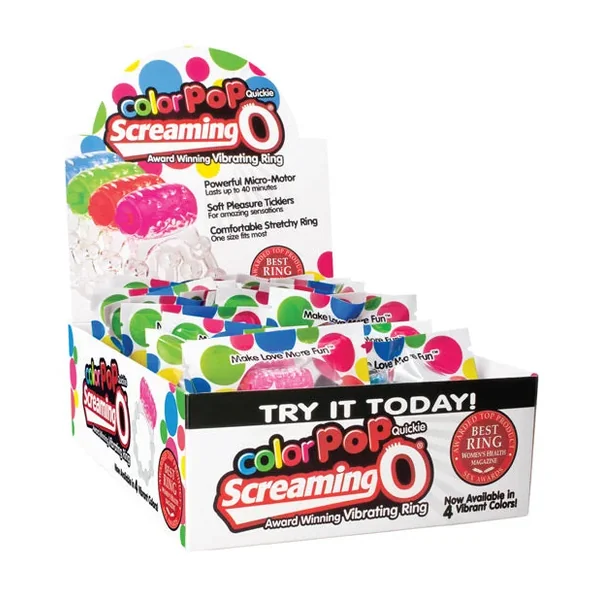 Screaming O Color Pop Quickie – Asst. Colors Box of 24