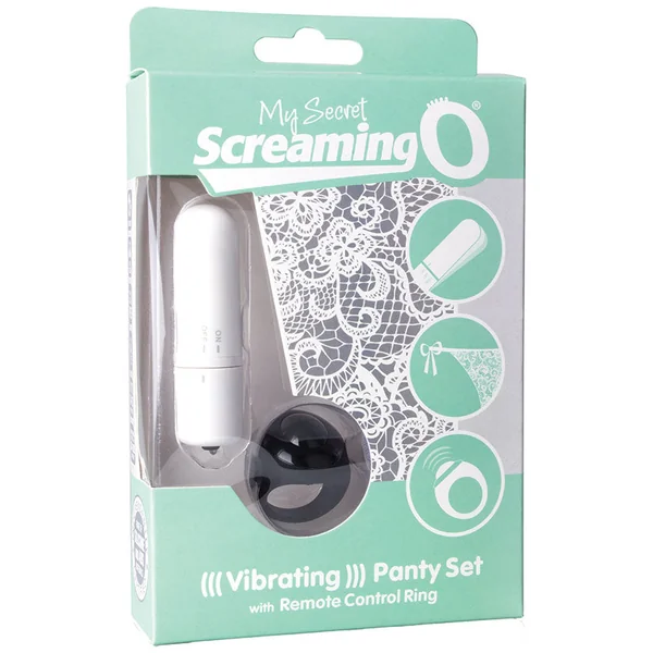 Screaming O My Secret Remote Vibrating Panties - White