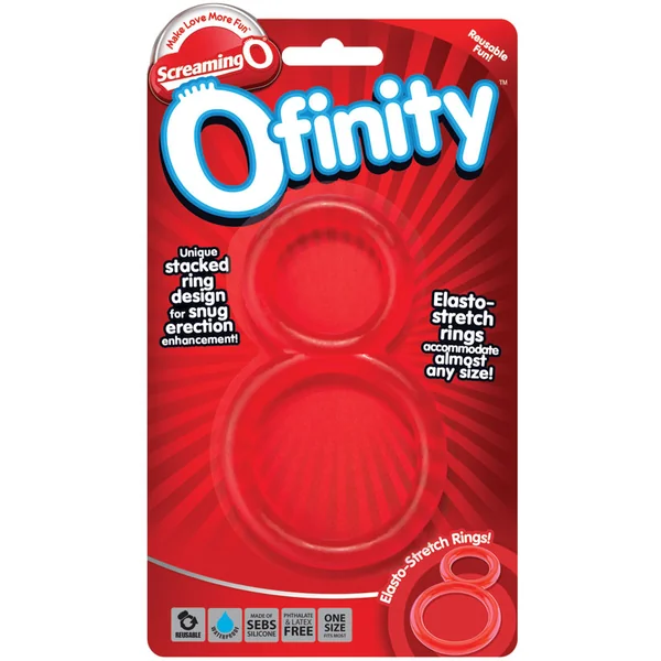 Screaming O Ofinity Double Ring - Red