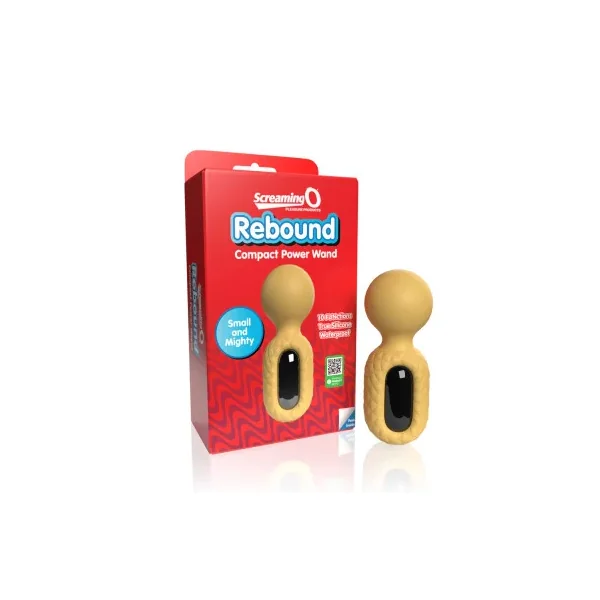 Screaming O Rebound Compact Power Wand, Bumblee Yellow