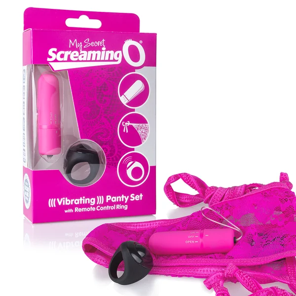 SCREAMING O REMOTE CONTROL PANTY VIBE PINK