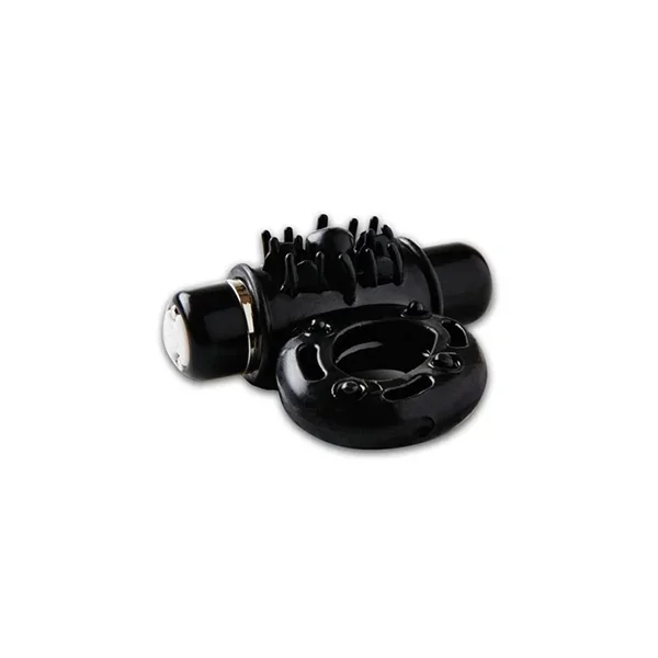 Sensuelle Bullet Ring 7 Function Cock Ring – Black