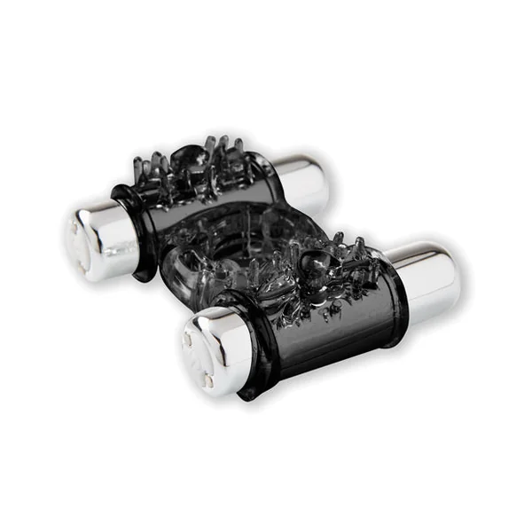 Sensuelle Double Action Cockring - 2x7 Function Black