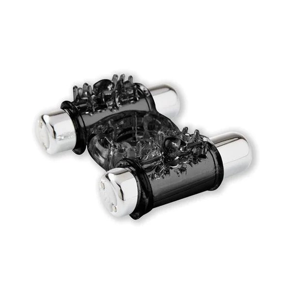 Sensuelle Double Action Cockring - 2x7 Function Black