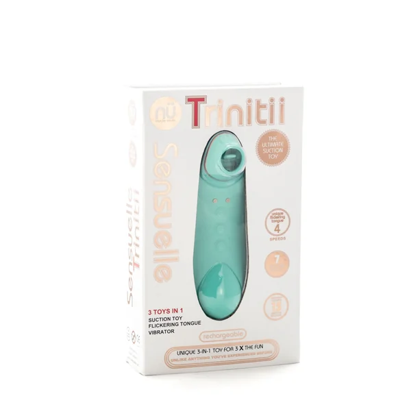 Sensuelle Trinitii 3 in 1 Vibrator - Electric Blue