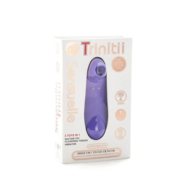 Sensuelle Trinitii 3 in 1 Vibrator - Ultra Violet