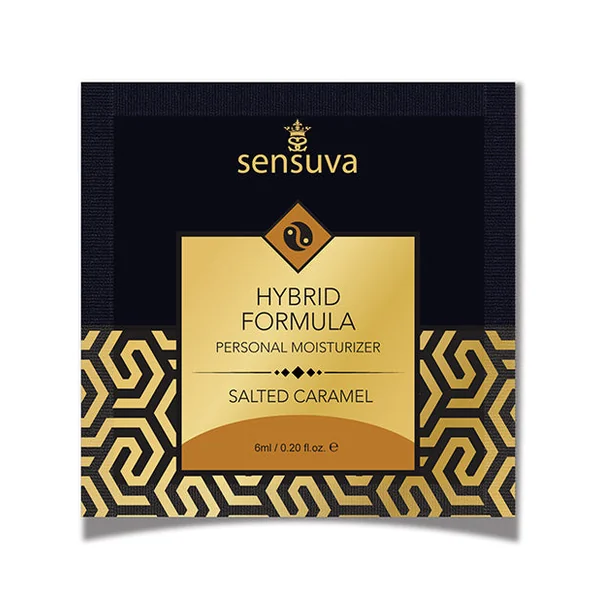 Sensuva Hybrid Personal Moisturizer Single Use Packet - 6 Ml Salted Caramel