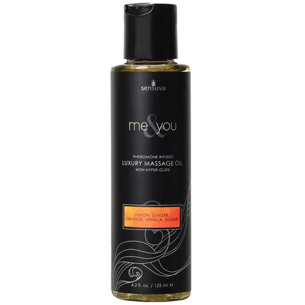 Sensuva Me & You Massage Oil - 4.2 Oz Sugar & Citrus