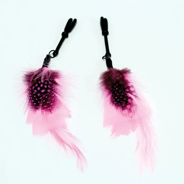 Sex Kitten Feather Nipple Clamps