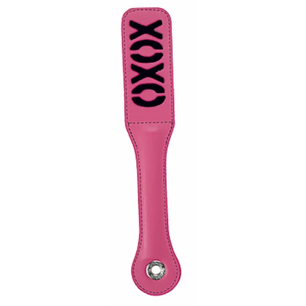 SEX & MISCHIEF BLUSH XOXO PINK/BLACK PADDLE