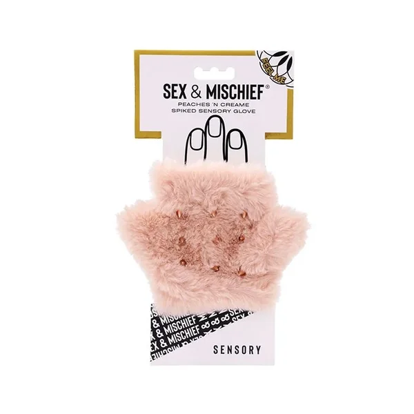 Sex & Mischief Peaches ‘n CreaMe Spiked Sensory Glove