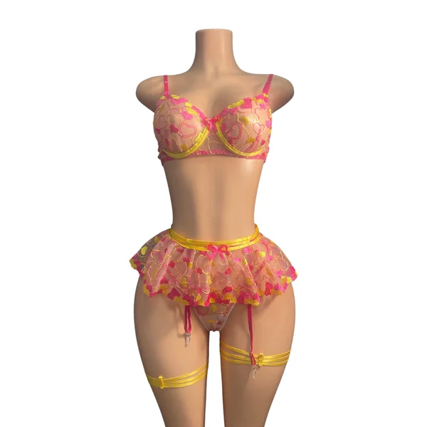 Sexy 3pc Lingerie Set #013