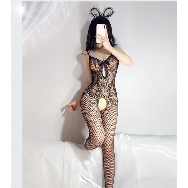 Sexy Lingerie Crotchless Stockings