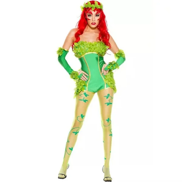 Sexy Poison ivy Halloween Costume #038