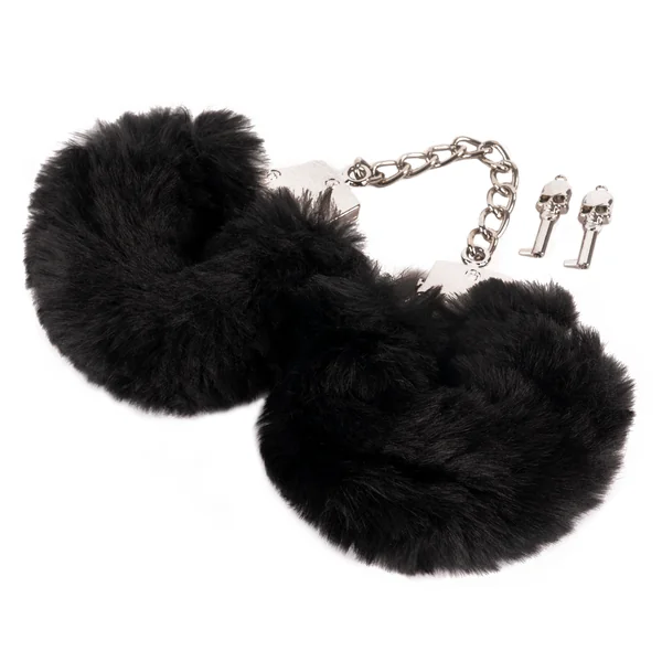 Sexyland Furry Padded Lockable Metal Handcuffs