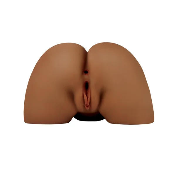 Shake That Ass Vibrate Mega Masturbator - Brown